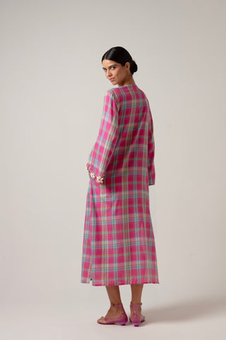 POCCAA CLASSIC KAFTAN OPEN FRONT WITH SHELLS