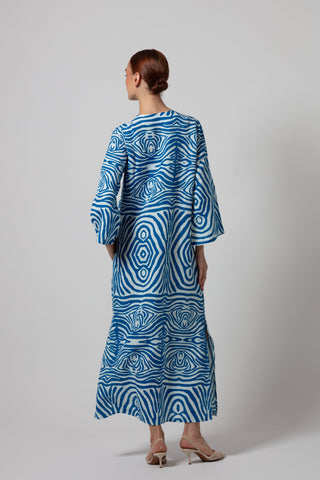 ZEBRA POCCAA CLASSIC KAFTAN WITH OPEN FRONT