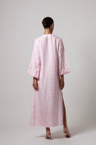 ZEBRA POCCAA CLASSIC KAFTAN OPEN FRONT WITH MIRRORS