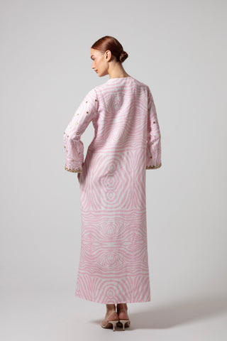 ZEBRA POCCAA CLASSIC KAFTAN OPEN FRONT WITH MIRRORS