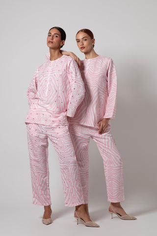 ZEBRA AYSHA TOP AND PANTS SET