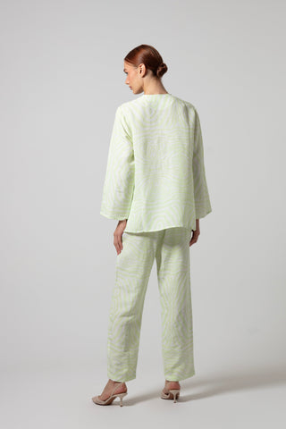 ZEBRA AYSHA TOP AND PANTS SET