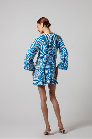 ZEBRA SHORT POCCAA CLASSIC KAFTAN OPEN FRONT