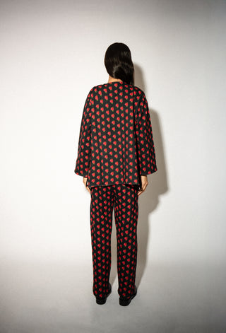 AYSHA TOP AND PANTS SET WITH MIRRORS