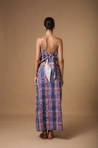 SYMI SKIRT AND TOP SET WITH MIRRORS
