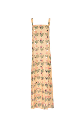 AMAYA STRING STRAP A-LINE DRESS