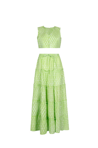 TOP AND MAXI SKIRT SET