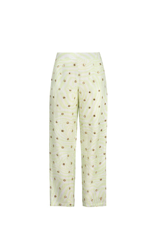 ZEBRA AYSHA TOP AND PANTS SET WITH MIRRORS