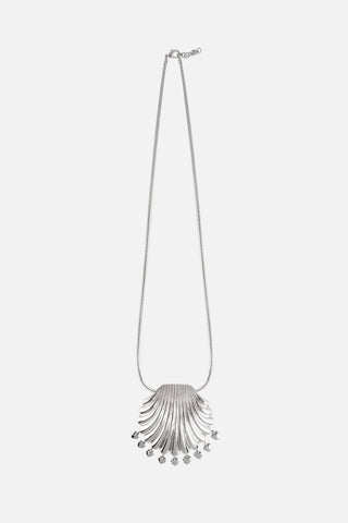 TIDEHEART SILVER LONG NECKLACE