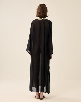 SHEER CLASSIC KAFTAN WITH SHELLS