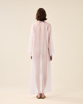 SHEER CLASSIC KAFTAN WITH SEQUINS