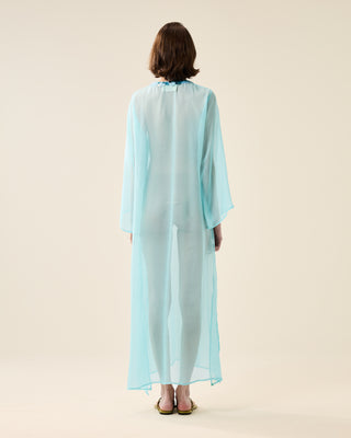 SHEER CLASSIC KAFTAN WITH SEQUINS