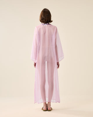 SHEER CLASSIC KAFTAN WITH SEQUINS
