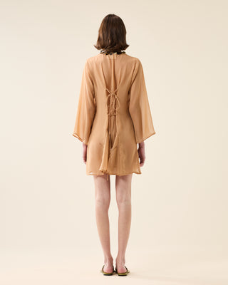 SHORT SHEER CLASSIC KAFTAN WITH SEQUINS