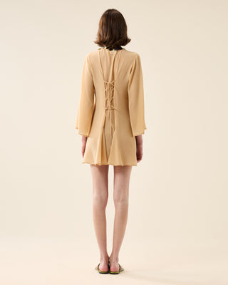 SHORT SHEER CLASSIC KAFTAN WITH SEQUINS
