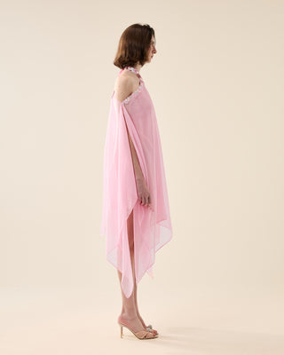 EUPHORIA SHORT SHEER DRESS WITH SEQUINS