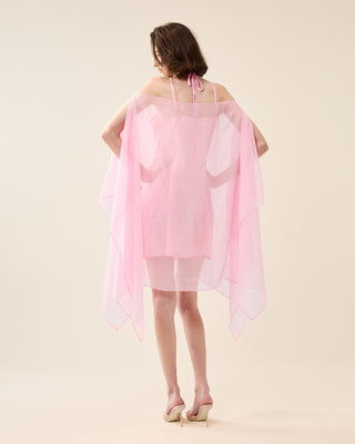 EUPHORIA SHORT SHEER DRESS WITH SEQUINS