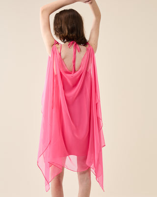 EUPHORIA SHORT SHEER DRESS WITH RHINESTONES