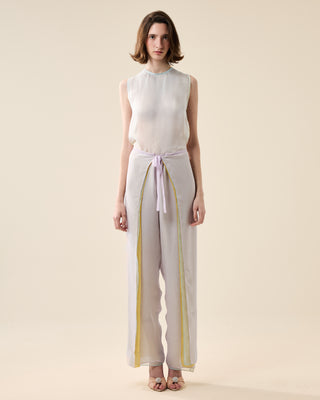 MUSE SHEER TOP WITH OPEN BACK