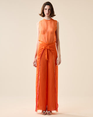 MUSE SHEER TOP WITH OPEN BACK