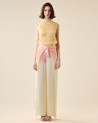 MUSE SHEER TOP WITH OPEN BACK