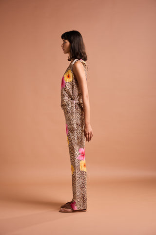MOANA ASYMMETRIC TOP AND PANTS SET