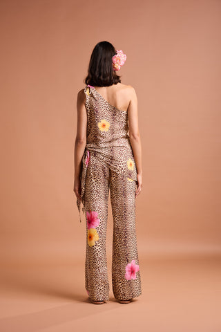 MOANA ASYMMETRIC TOP AND PANTS SET