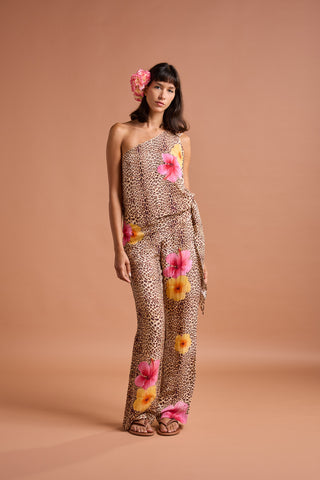 MOANA ASYMMETRIC TOP AND PANTS SET