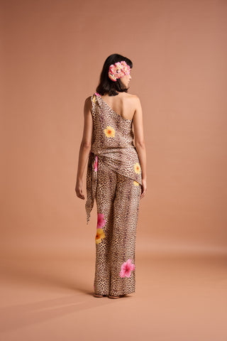 MOANA ASYMMETRIC TOP AND PANTS SET