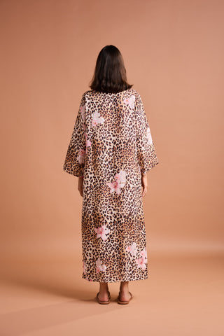 HAWAIIAN CLASSIC KAFTAN WITH RUFFLES