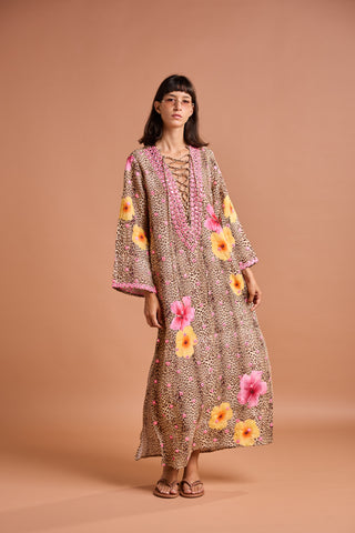 HAWAIIAN CLASSIC KAFTAN WITH MIRRORS