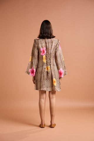 HAWAIIAN SHORT CLASSIC KAFTAN WITH RUFFLES