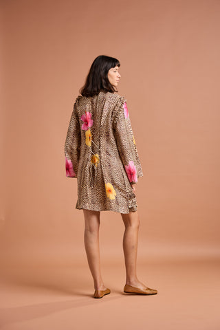 HAWAIIAN SHORT CLASSIC KAFTAN WITH RUFFLES
