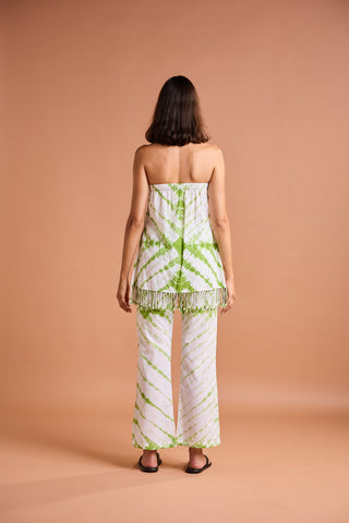 TUNIC AND PANTS SET WITH TASSELS