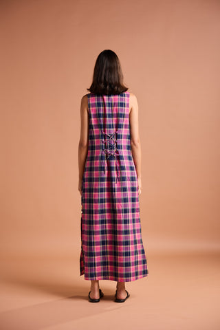 MARRAKECH SLEEVELESS KAFTAN WITH MIRRORS